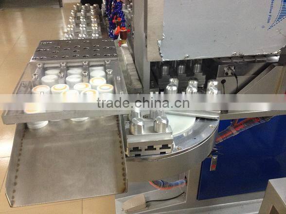 Automatic plastic bottle 4color pad printing machine