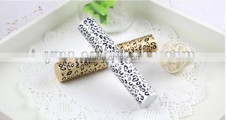 leopard print make up retractable foundation brushes