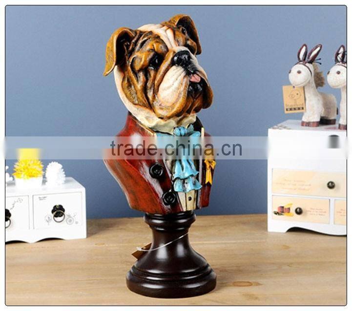 New style polyresin cute sensor bulldog