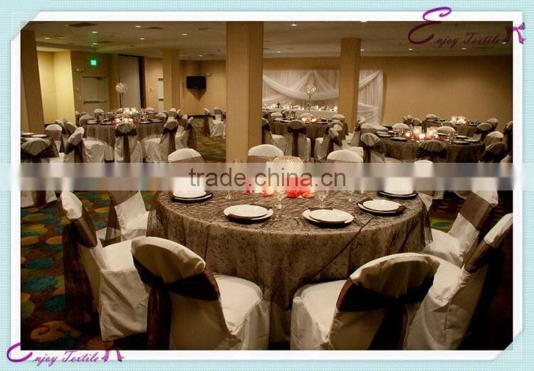 YHR#08 natural burlap hessian lace edge banquet wedding wholesale table runner cloth overlay linens