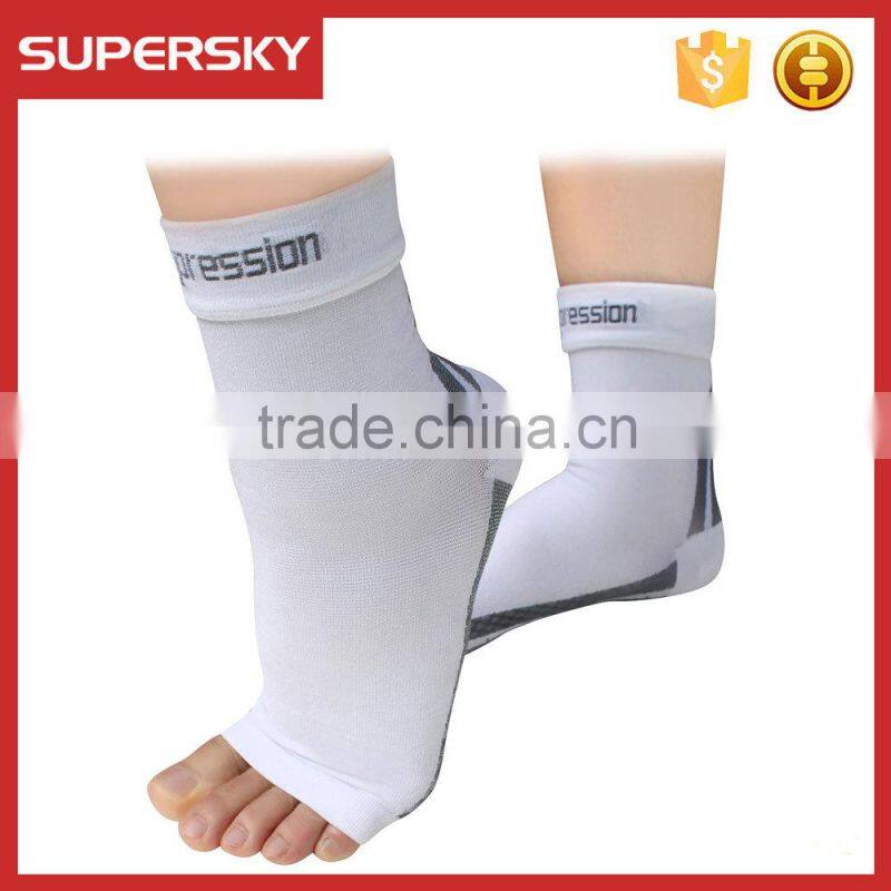 F0023/Compression Foot Sleeve Pair / Breathable Medical Foot Sleeve/ Stretchy Compression ankle Sleeves