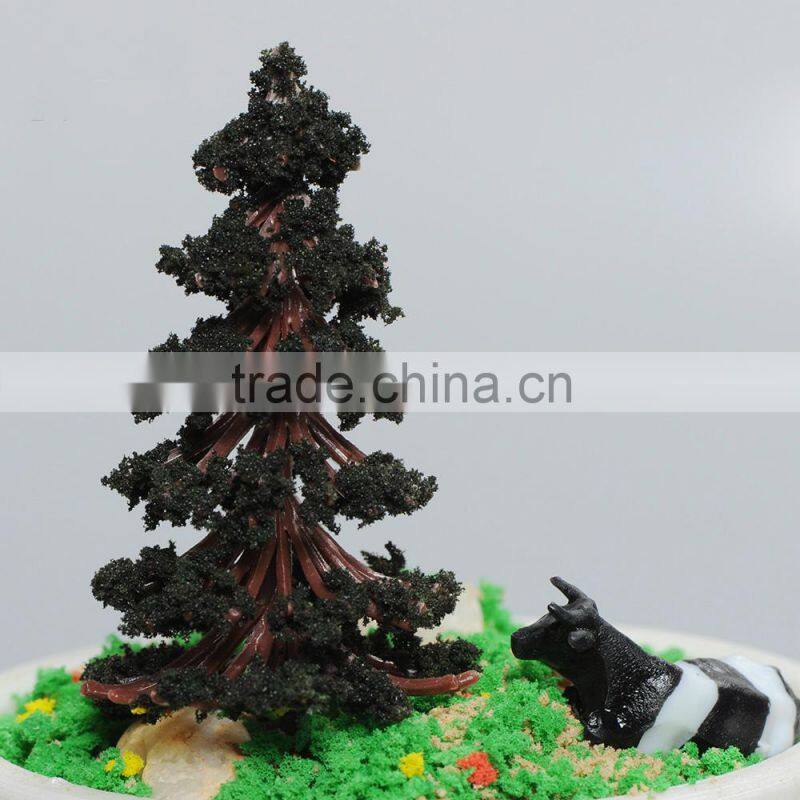 Scale plastic model tree, architecture model tree arm , miniature scale trees, building model tree for HO scale,MT-39