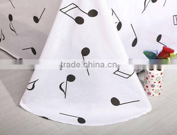 2015 china 100% cotton new design bedding bed sheet set flat sheet