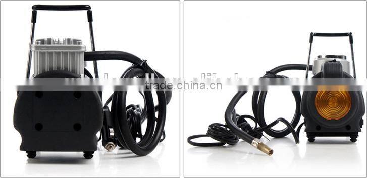 DC12V Car air compressor,air pump with light