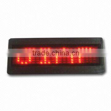 digital english programmable scrolling led name badge
