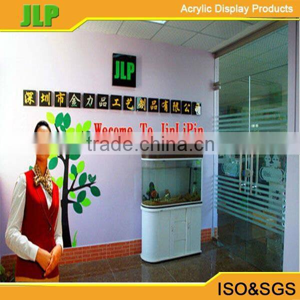 JLP acrylic brand display logo block thick high transparency block