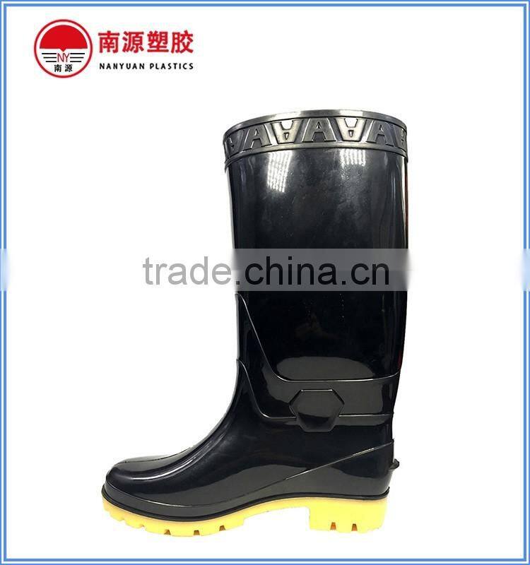 Industry PVC rain boots manufacturer for work construction
