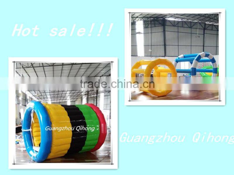 Guangzhou Qihong High quality PVC Material inflatable Water Roller For Lake