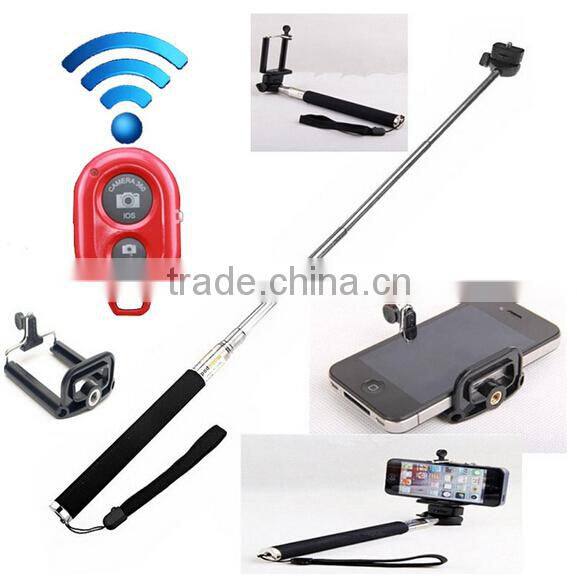 Hot Selling Wireless Bluetooth Selfie Stick With Bluetooth Shutter