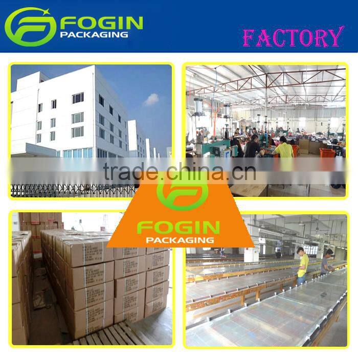 pvc cosmetic loop handle bag with button