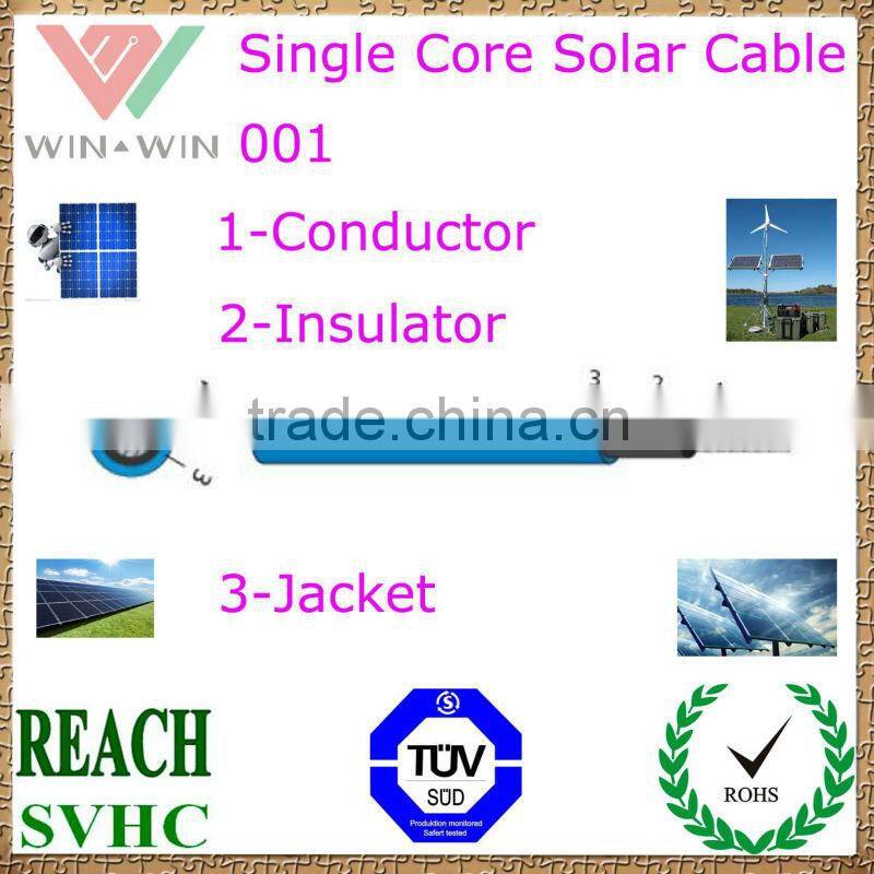 TUV Approval Single Core PV Solar Cable 007
