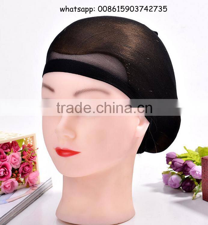 high quality elastic wig cap, hair nets, weaving caps for wearing wig