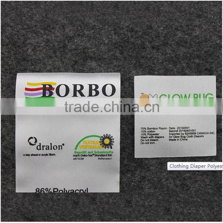 care label label ribbon printing machine garment care label