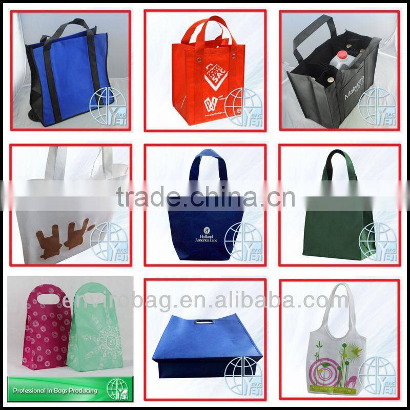 Custom made pp non woven eco handle shopping bag