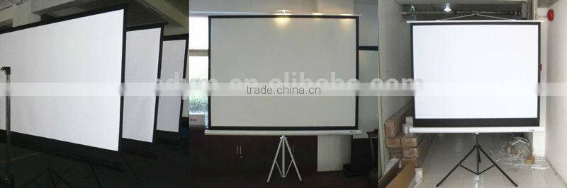 Matte White Electric Projection Screen with remote control