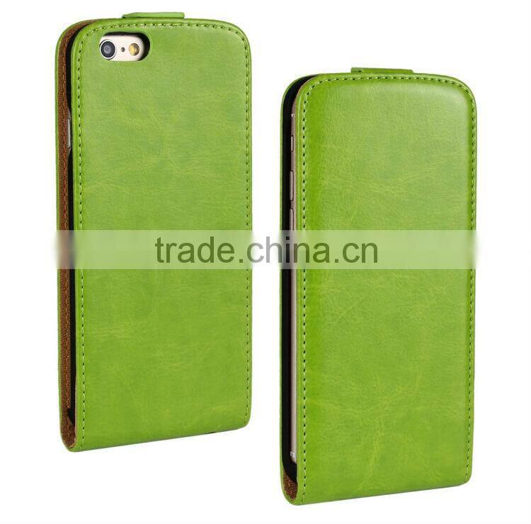 Up down Colorful flip leather case for iphone 6
