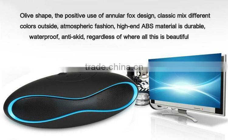 Zyiming speaker factory 2016 hot sell rugby football wireless portable mini waterproof bluetooth speaker