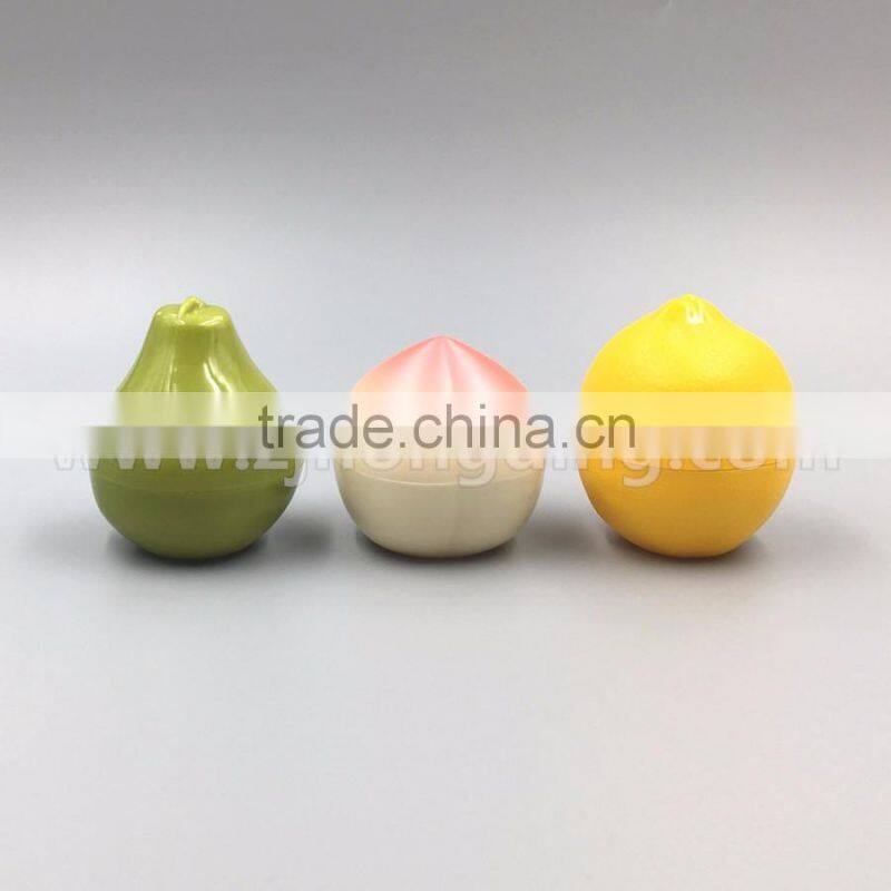 top selling color orange and Peach cream jar luxury style cosmetic cream acrylic jars wholesale