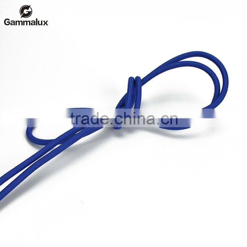 Cloth Covered Round Electrical Cord - Vintage Fabric Braid Lamp Pendant Wire