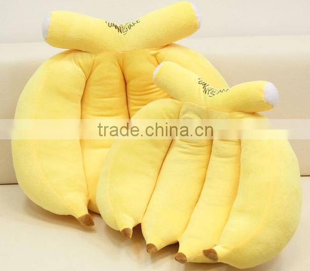 Creative fruits banana plush soft pillow banana cushion