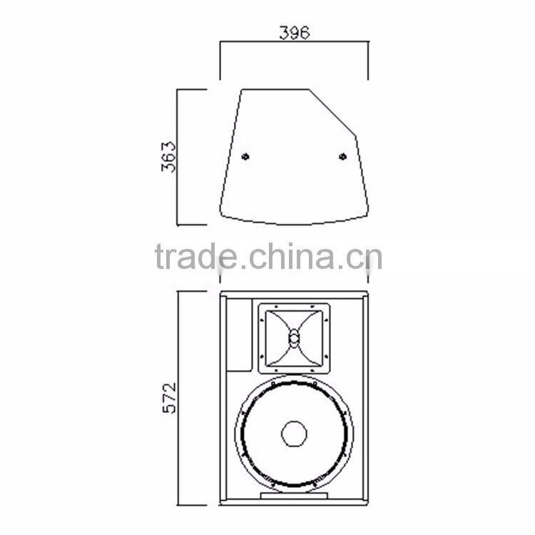 KF12-Professional 12" Wooden DJ Sound Box