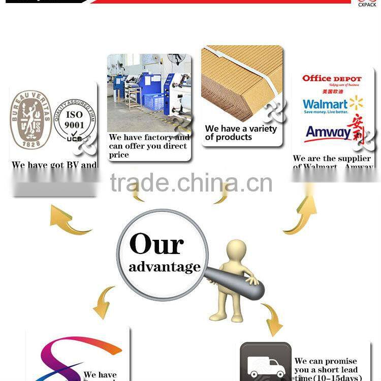 Duplex kraft liner paper core board brown and semi-wraped paper angle board