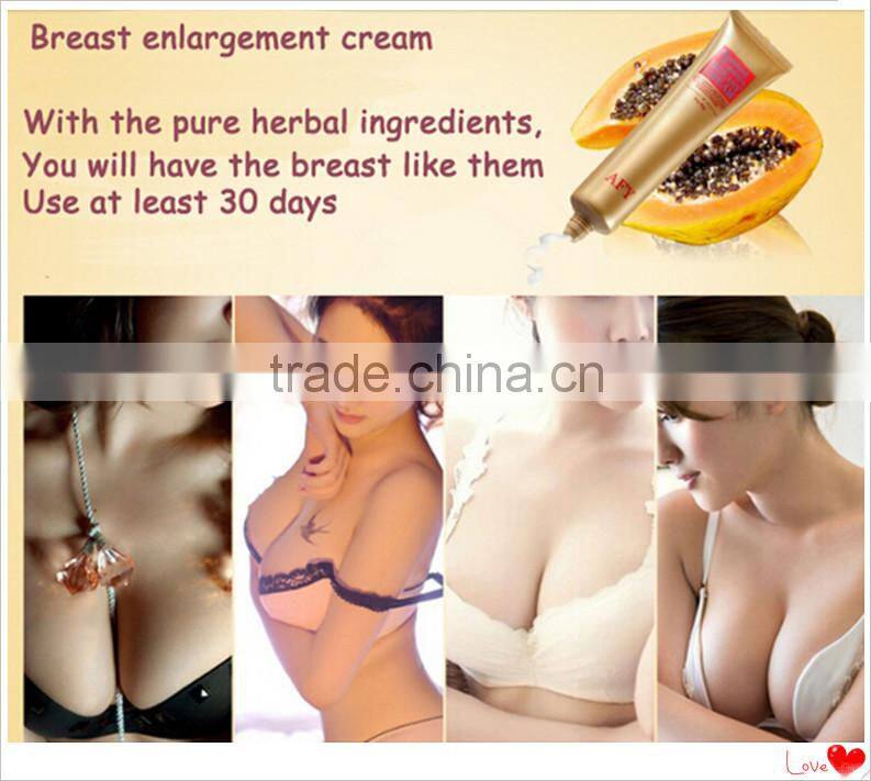 China AFY Best Natural Herbal Instant Enlarge Breast Cream Breast Enlargement Cream For Women