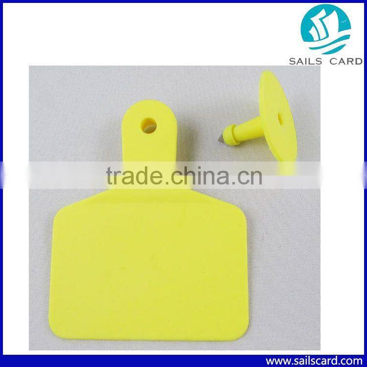 75mm*60mm plastic ear tag for livestock management