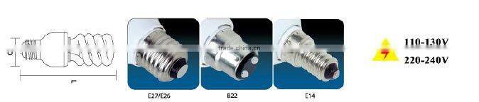 High Quality cfl (Half Spiral)