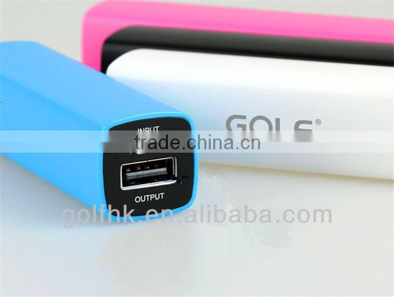 Fashion mobile powr bank 2600mAh wit factory direct sale price