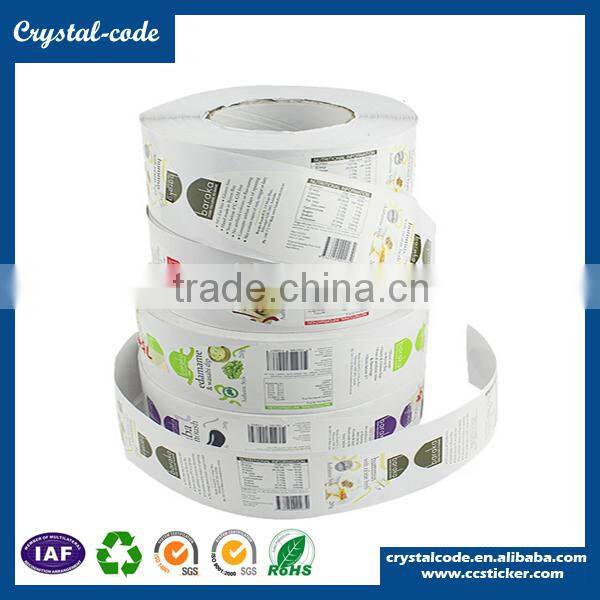 Various materials adhesive labels custom self waterproof adhesive sticker
