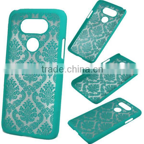 C&T Damask Design Ultra Slim Clear Hard Back Case Cover for LG G5