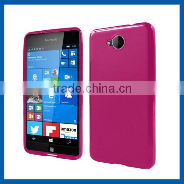 C&T Rubber Protective Shell Soft Gel TPU Phone Back Case Cover for Nokia Microsoft Lumia 650 5.0 inches