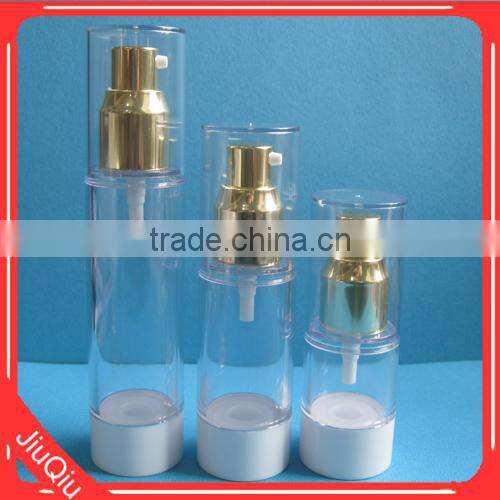 HOT SALE 30ml,50ml, 100ml plastic airless cosmetic bottle with good quality