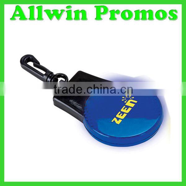 Promotional LED Flashlight Reflector with Keychain