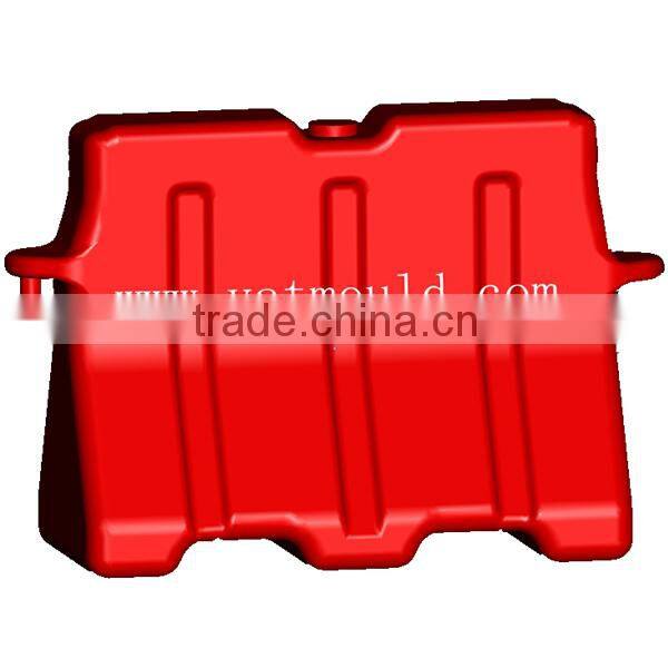 rotomolded HDPE plastic traffic/road barrier blow mold