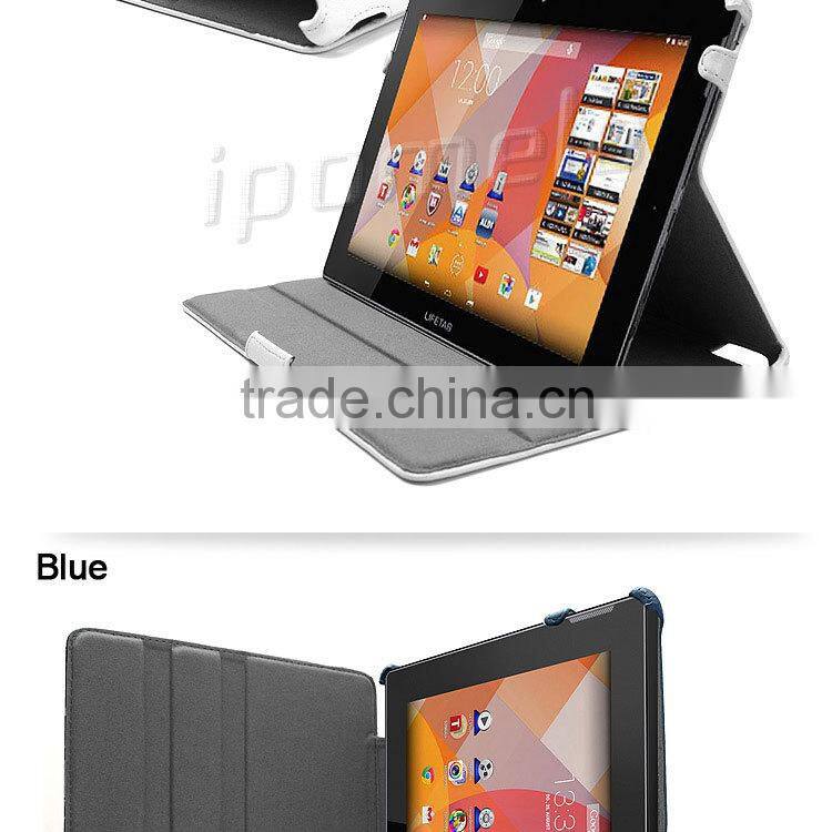 For Medion Lifetab S10334, heat formed leather tablet case for Medion Lifetab MD98811