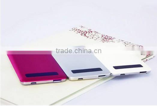 china suppliers super slim powerbank mobile powerbank 5000mah