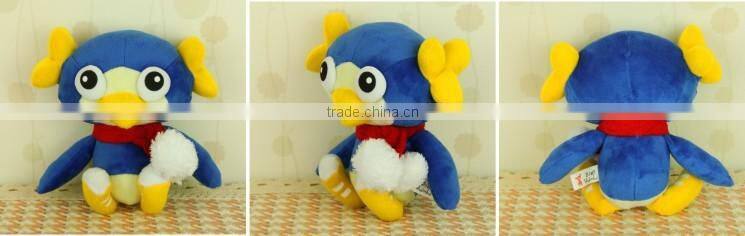 Atlanta hotel mascot 4.65" penguin stuffed pink valentine penguin plush toys