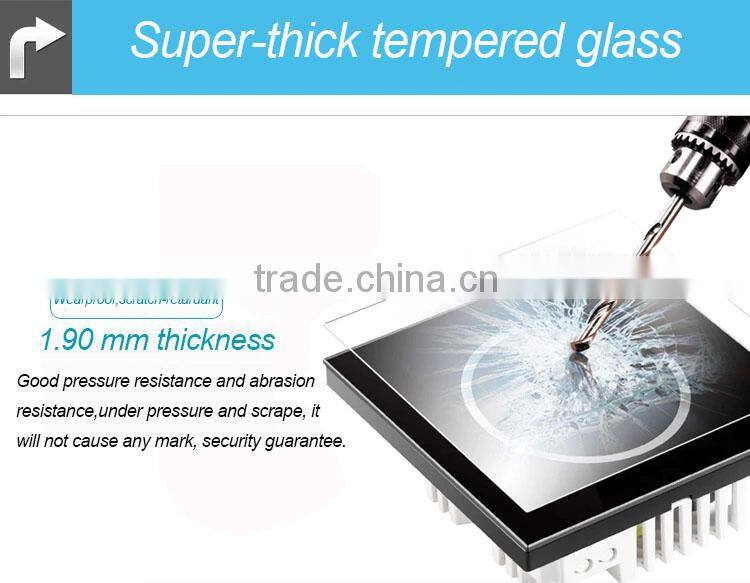 3 gang smart touch screen wall plate light switch 1000w