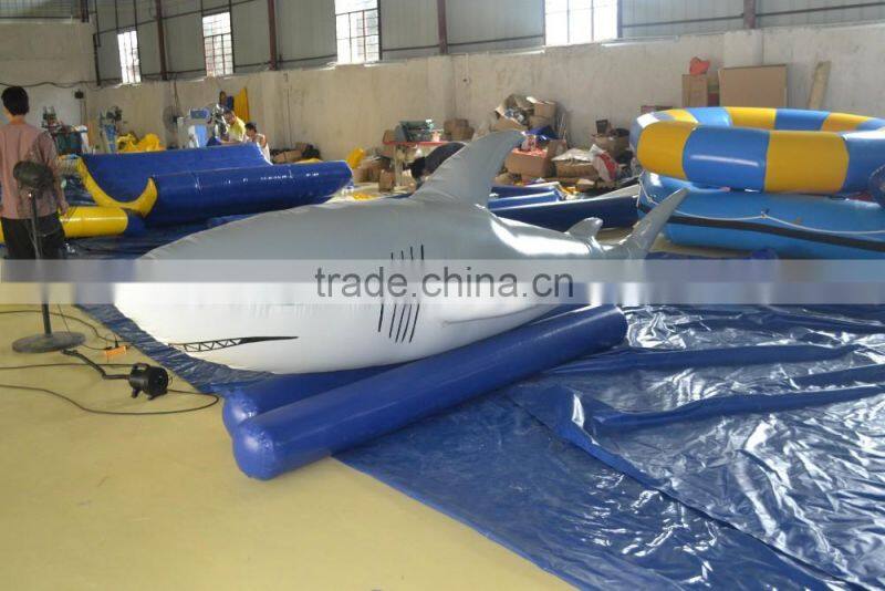 Cheap shark helium balloon ,inflatable shark for advertising