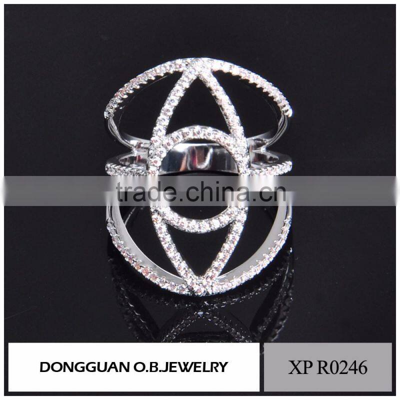 New arrival wedding 2016 latest design white gold ring for women