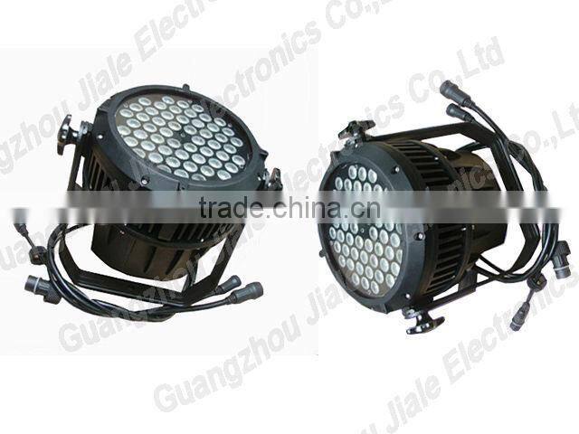 54x3w RGBW IP65 outdoor event lighting / led DMX waterproof par light