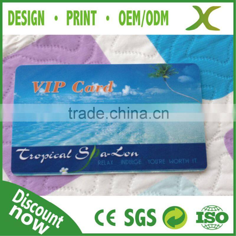 Free Design~~~!!! Membership golden number plastic cards/Plastic VIP card with CMYK printing