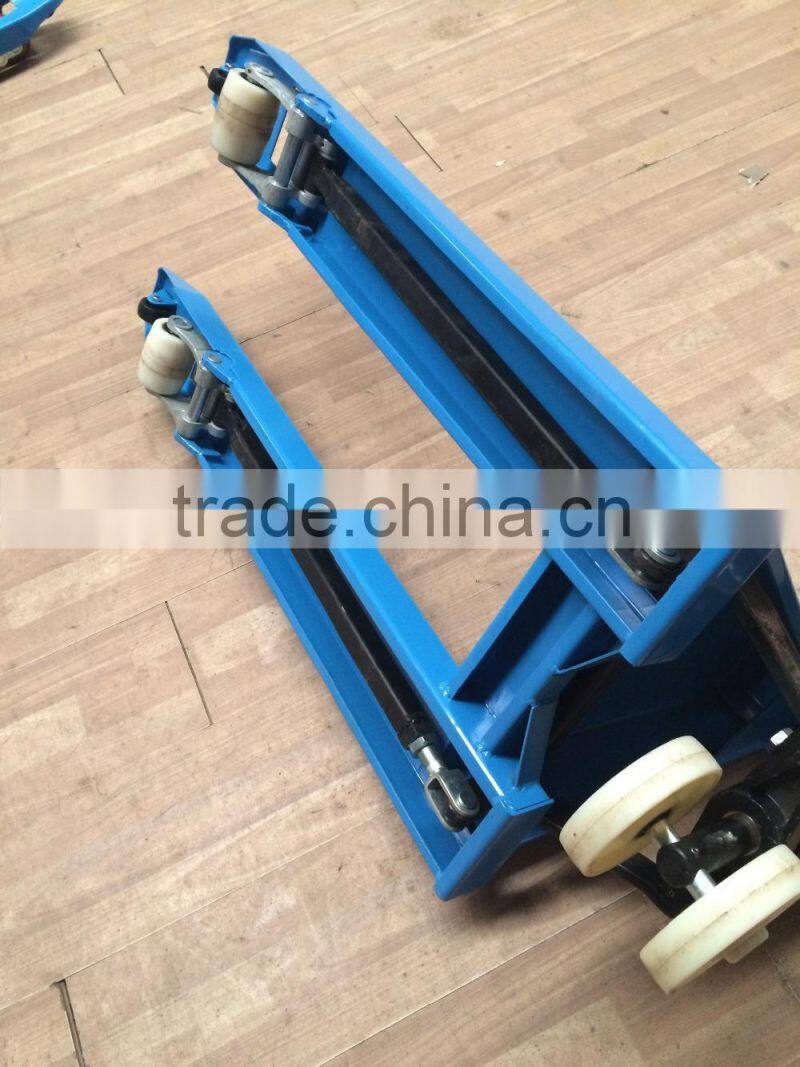 easy control fork lifter hand pallet truck 2t capacity made in china