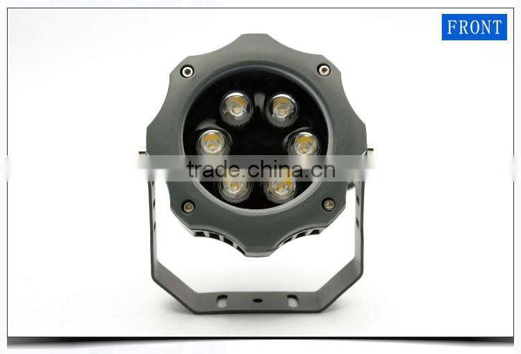 IP65 waterproof rgb graden 9W LED spot lamp