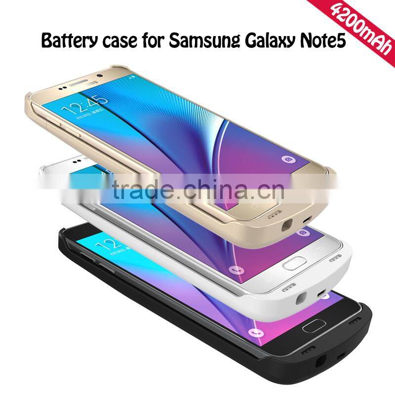 Newest Fashion Battery Case Power Bank Charge Case for Samsung Note5 N9200