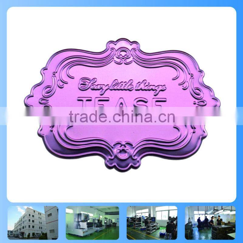 2014 high quality custom silver metal pin badge making