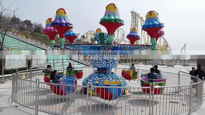Indoor Playground Equipment Kiddy Family Rides Happy Jellyfish For Sale