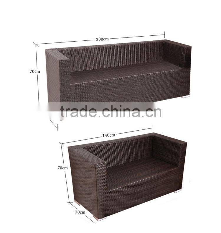 elegant aluminum furniture dining room for garden rattan sofa